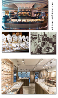 金属首饰架竹木绒布3层耳环架耳钉耳饰盘戒指手镯架陈列展示道具