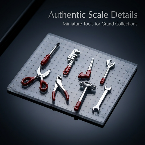 1:64 Diorama Garage Accessories, Maintenance Tool Diorama Garage for Collectors, Realistic Diorama G - Image 2