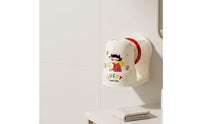 Toothbrush Holder with Tumbler No-Tools Wall-Mounted Toothbrush Holder Self Organizer for Kids, Young Children, Washroom, Rv, Apartment