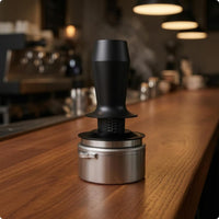 Espresso Tamper Polished Finish Kitchen Tool Even Extraction