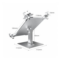 Wall Mount with Articulated Arm Rotating Anti-Theft Stand with Clamp Heavy-Duty for Retail Stores, Reception Counters