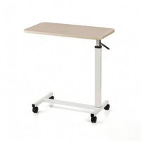 Bedside Table with Wheels Hospital Bed Firm Table for Home Care