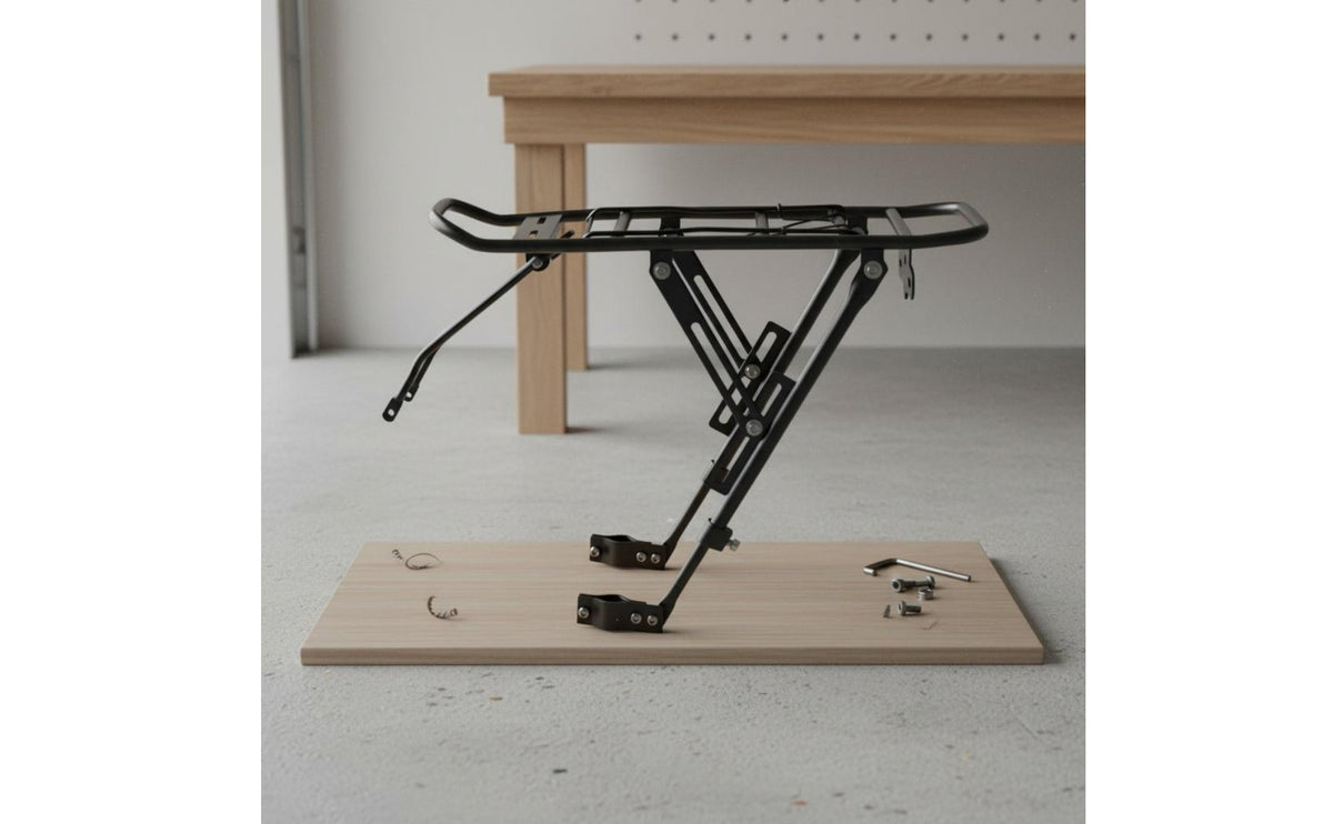 Sturdy Rear Bike Rack Lightweight Mountain Bike Rear Rack Easy to Install Transport Gear Adjustable for Cycling