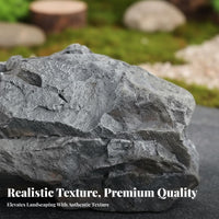 PU Simulation Stone Textured Foam Landscape Rock Versatile Decoration Fake Foam Rock for Event Planners, Stage Setting, Photography Studio
