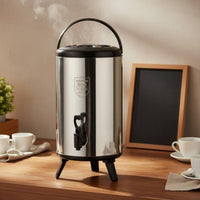Stainless Steel Milk Tea Barrel High Capacity Insulated Beverage Dispenser Beverage Dispenser with Spigot Long-Lasting