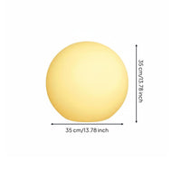 LED Globe Lawn Light, Colorful Outdoor Decorative Sphere, Remote Control, IP65 Waterproof, Multi-Scene Lighting