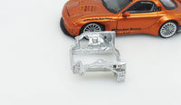 1/64 自制手工 RX7 转子 车架内部结构 车体改装车模车库 A034