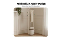 Coat Tree with Storage Basket Includes Laundry Hamper for Entryway, Students