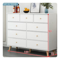 Nordic Design Dresser Minimalist Design Multi-Drawer Storage Chest for Entryway