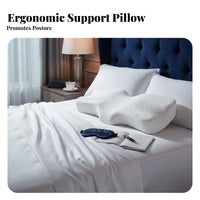 Breathable Material Side Sleeping Beauty Pillow Removable Washable Cover Face Cradle Pillow for Women, Back Sleepers, Bedroom, Night Time