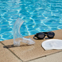Snorkel Mouthpiece Ergonomic Design Silicone Grip Mouthpiece Single-Way Purge