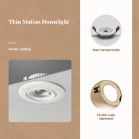 Motion sensor LED ceiling light
