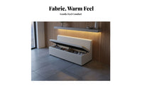 Space-Saving End-of-Bed Storage Bench Narrow Profile Household Furniture Multi-Functional Upholstered Seating Sturdy Construction for Apartment Dwellers, Interior Decorators, Bedroom, Living Room, Entryway, Under a Window