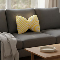 Bow Pillow Padded Bow Pillow Supportive for Bed