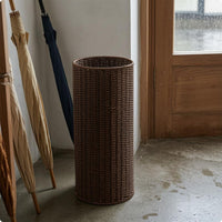 Imitation-Rattan Umbrella Holder Long-Lasting Multi-Purpose Storage Basket Hand