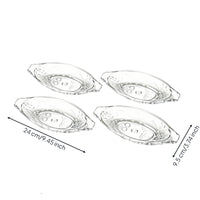 4 Pieces Banana Split Boat Lightweight Tableware Long-Lasting for Parties