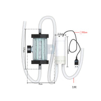 Electric Aquarium Vacuum Algae Remover Pet Aquarium Gravel Cleaner Brushless