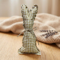 Stuffed Bunny Ornament Handmade Textile Bunny, Relieve Stress Supplies Figure Filled Soft Filling Bunny Doll for Families, Home Stylists, Tabletop Display, Living Room