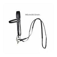 Horse Bridle with Long-Lasting PVC Horse Bridle Secure Snap Closure for Stables