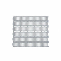 Reinforced Piglet Slatted Panel Double-Rib Manure Drain Board Plastic Farm Flooring White for Piglets