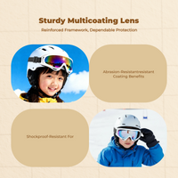 Kids Ski Goggles Windproof Outdoor Boys Girls