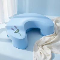 Ergonomic Crescent Pillow Upholstered Rest Aid