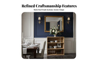Customizable Storage Cube Debris-Resistant Proof Shelving Unit Fluted Glass Doors Large Capacity for Homeowners, Families