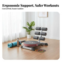 mid-section-flex Assistant Frame Foldable Design Rocking mid-section-flex Exerciser Portable