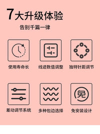爱可美家用四线小型台式单独锁边机带缝纫三线包缝密拷电动拷边机