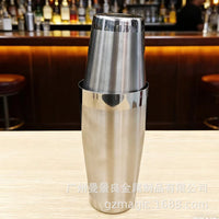 MJL 304 Stainless Steel Boston Shaker Set, 800+600ml, Modern Minimalist