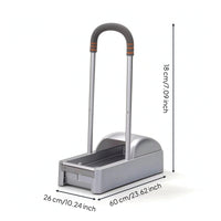 Automatic Shoe Cover Dispenser with Handle Stable for Entryway, Visitors