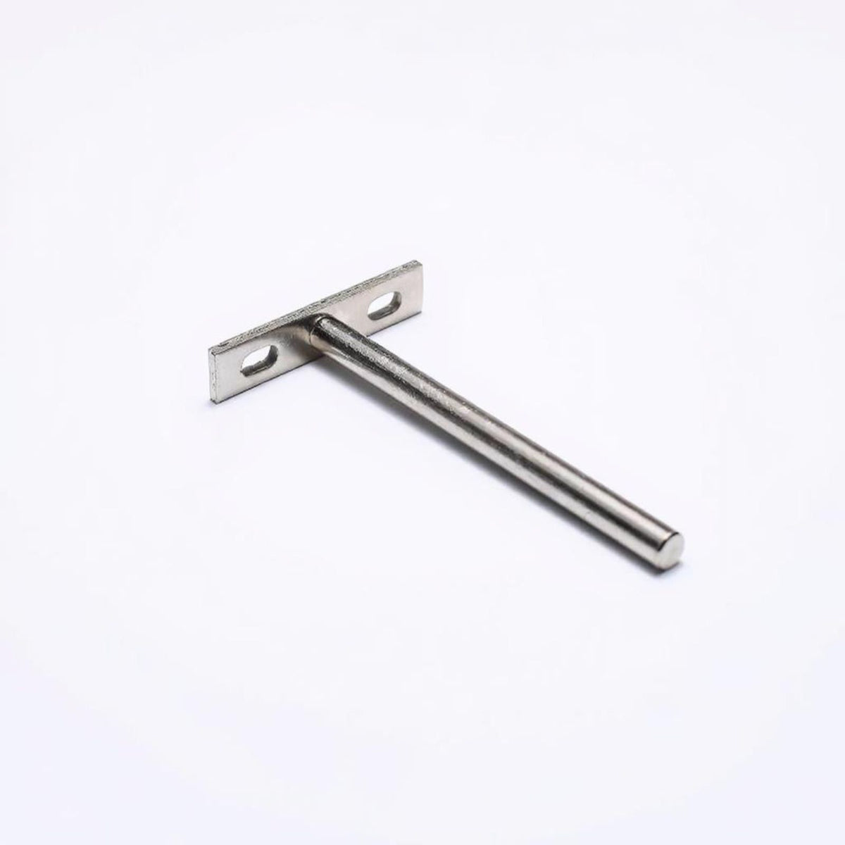 T-Shaped discreet Shelf Bracket, discreet suspended Wall Mount, sturdy Metal Support for Home Decor, Kitchen, Closet