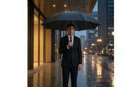 Large Canopy Straight Handle Umbrella Auto Open Automatic Umbrella Reinforced Heavy Duty for Commuters, Travel