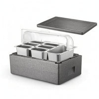 Insulated Food Display Box Thermal Container Chilled for Caterers, Vendors