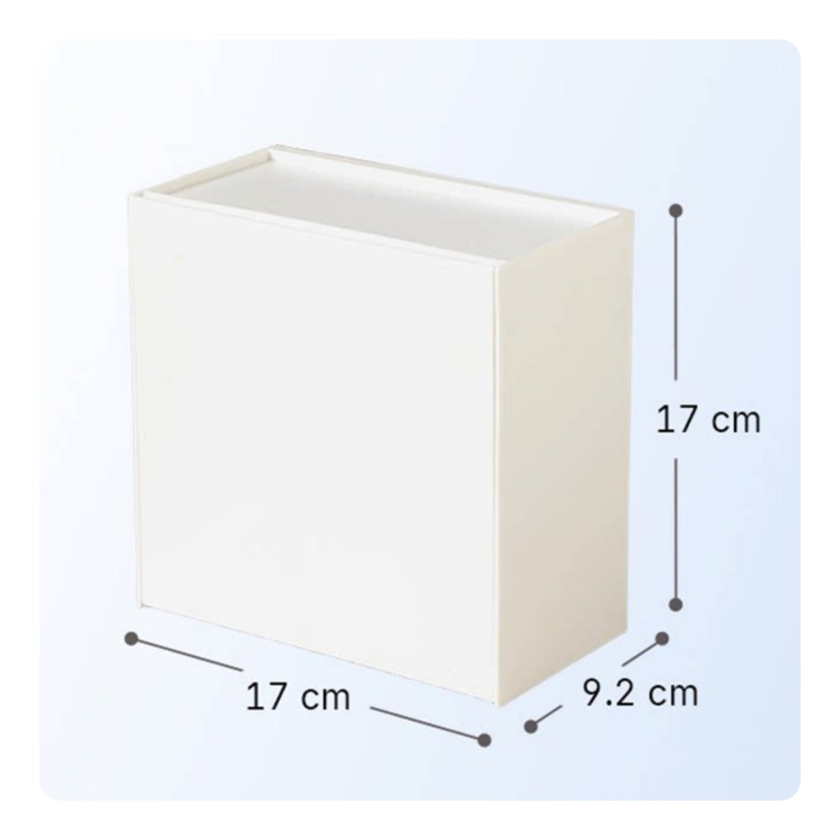 Wall Mounted Storage Box Dustproof Bathroom Dispenser Box Multipurpose
