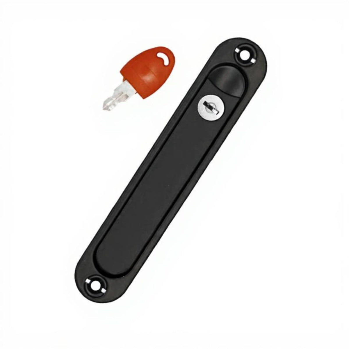 Window Lock Handle, Discreet Folding Casement Window Handle with Key, Security Screen Door Accessory, Universal Replacement, Aluminum Alloy