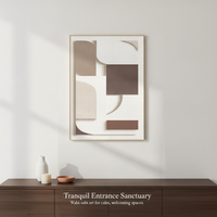 Nordic Abstract Geometric Wall Art for Living Room Decor