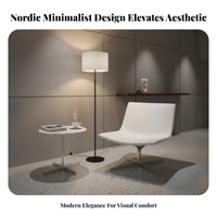 Molded Shell Armchair Nordic Design Single Sofa Minimalist Aesthetic Ergonomic Spinerest for Readers, Bedroom, Study