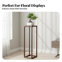 Chinese & Design Botanical Pedestal Floor-Standing Plant Display Elegant Stylish Adaptable Use for Home Decorators, Entryway