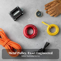 Recovery pulley block Increases Pulling Power sturdyDuty Recovery Sheave