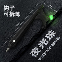 三乐船钩铝合金伸缩艇钩快艇拖船钩船篙钩伸缩杆撑船杆救援打捞钩