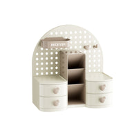 Desk Pegboard Storage rackSaving Desktop Organizer with Pegboard Compact