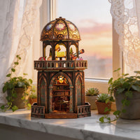 Observatory DIY Dollhouse Kit Wooden Puzzle Model