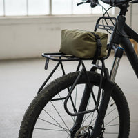 Touring Bike Front Carrier Steel Construction for Long-Distance Riding, Cyclists
