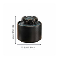 Circulating Water Ornament Feng Shui Decor Ceramic Water Feature for Living Room