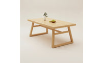 Black Rectangular Dining Table Stable Dining Table with Steel Frame Modern Furniture Rustic for Kitchen, Cafe