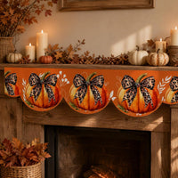 Thanksgiving Pumpkin Linen Placemat Table Runner Heat Insulation Mat
