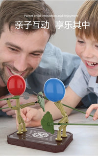 Bamboo Joint Figure Battle Balloon Popping Game for Kids
