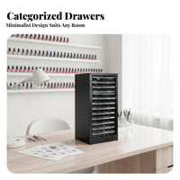 Multi-Drawer Storage Single Unit Sturdy Construction Filing Cabinet Space-Saving