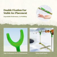 Foldable Fishing Pole Rod Holder, Portable for Ice Fishing